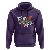 Fur Papa Hoodie Pet Lover Dog Dad Father's Day - Wonder Print Shop