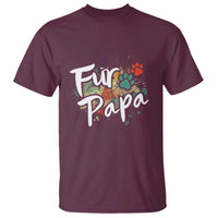 Fur Papa T Shirt Pet Lover Dog Dad Father's Day - Wonder Print Shop
