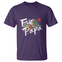 Fur Papa T Shirt Pet Lover Dog Dad Father's Day - Wonder Print Shop