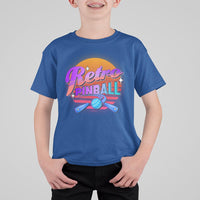Retro Pinball T Shirt For Kid Machine Vintage Arcade Flippers Game - Wonder Print Shop