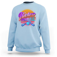 Retro Pinball Sweatshirt Machine Vintage Arcade Flippers Game - Wonder Print Shop