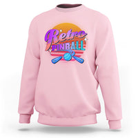 Retro Pinball Sweatshirt Machine Vintage Arcade Flippers Game - Wonder Print Shop