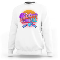 Retro Pinball Sweatshirt Machine Vintage Arcade Flippers Game - Wonder Print Shop