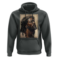 Religious Black Jesus With Crown Of Thorns Hoodie