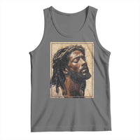 Religious Black Jesus With Crown Of Thorns Tank Top