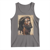 Religious Black Jesus With Crown Of Thorns Tank Top