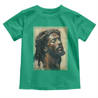 Religious Black Jesus With Crown Of Thorns Toddler T Shirt