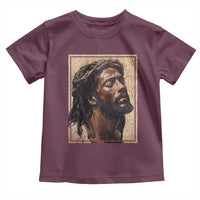 Religious Black Jesus With Crown Of Thorns Toddler T Shirt