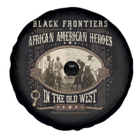 African American Cowboy Spare Tire Cover Black Frontiers African American Heroes In The Old West - Wonder Print Shop