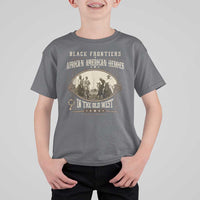 African American Cowboy T Shirt For Kid Black Frontiers African American Heroes In The Old West - Wonder Print Shop