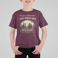 African American Cowboy T Shirt For Kid Black Frontiers African American Heroes In The Old West - Wonder Print Shop