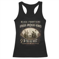 African American Cowboy Racerback Tank Top Black Frontiers African American Heroes In The Old West - Wonder Print Shop