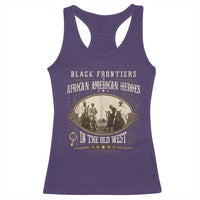 African American Cowboy Racerback Tank Top Black Frontiers African American Heroes In The Old West - Wonder Print Shop