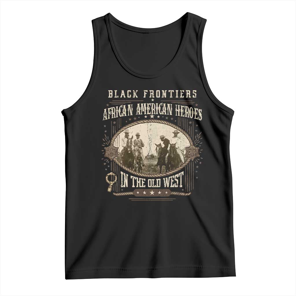 African American Cowboy Tank Top Black Frontiers African American Heroes In The Old West - Wonder Print Shop