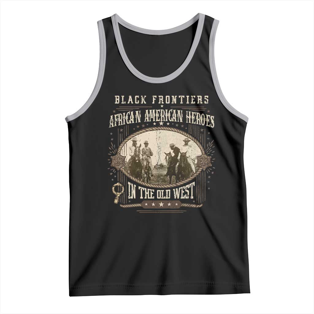 African American Cowboy Tank Top Black Frontiers African American Heroes In The Old West - Wonder Print Shop