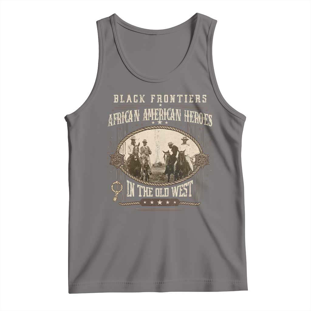 African American Cowboy Tank Top Black Frontiers African American Heroes In The Old West - Wonder Print Shop