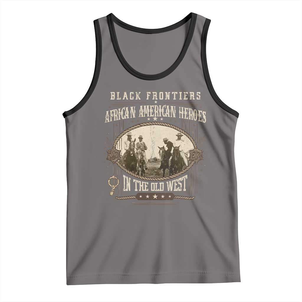 African American Cowboy Tank Top Black Frontiers African American Heroes In The Old West - Wonder Print Shop