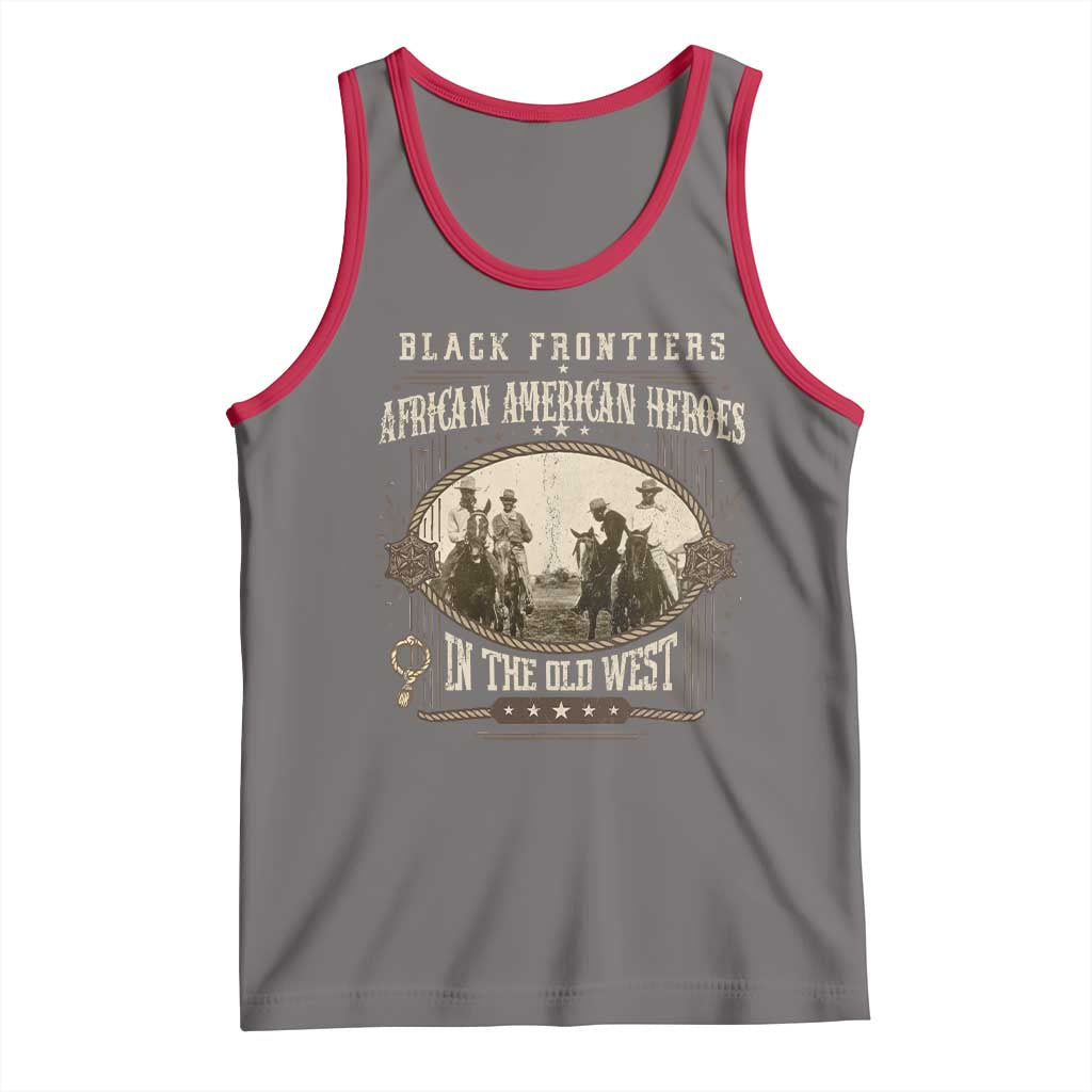 African American Cowboy Tank Top Black Frontiers African American Heroes In The Old West - Wonder Print Shop