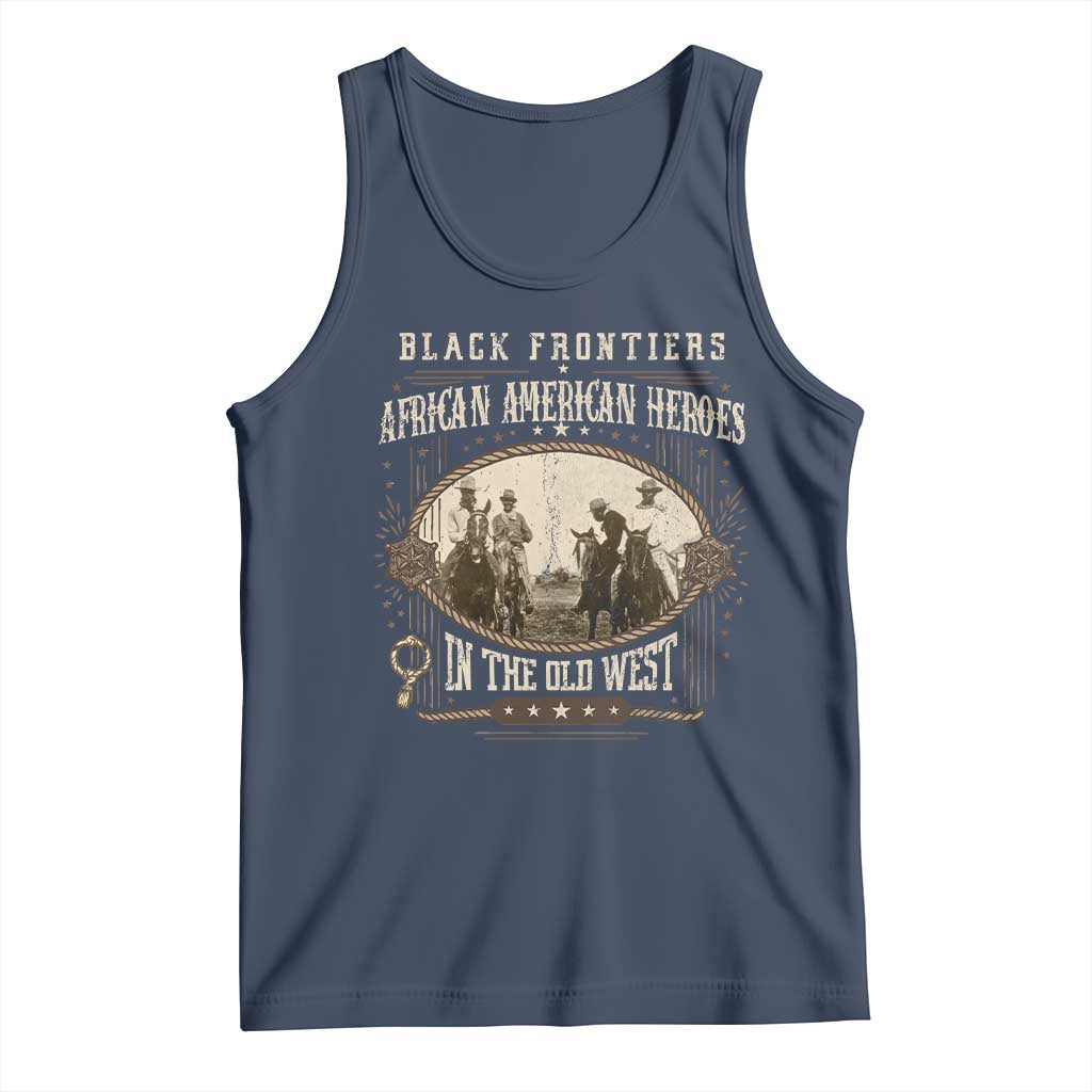 African American Cowboy Tank Top Black Frontiers African American Heroes In The Old West - Wonder Print Shop