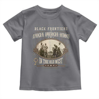 African American Cowboy Toddler T Shirt Black Frontiers African American Heroes In The Old West - Wonder Print Shop