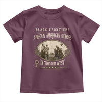 African American Cowboy Toddler T Shirt Black Frontiers African American Heroes In The Old West - Wonder Print Shop