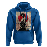 Funny African America Samurai Hoodie Japanese Art Black Warrior Fighter