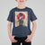 Funny African America Samurai T Shirt For Kid Japanese Art Black Warrior Fighter