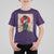 Funny African America Samurai T Shirt For Kid Japanese Art Black Warrior Fighter