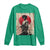 Funny African America Samurai Long Sleeve Shirt Japanese Art Black Warrior Fighter