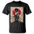 Funny African America Samurai T Shirt Japanese Art Black Warrior Fighter