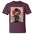 Funny African America Samurai T Shirt Japanese Art Black Warrior Fighter