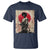 Funny African America Samurai T Shirt Japanese Art Black Warrior Fighter