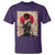 Funny African America Samurai T Shirt Japanese Art Black Warrior Fighter
