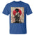 Funny African America Samurai T Shirt Japanese Art Black Warrior Fighter