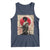 Funny African America Samurai Tank Top Japanese Art Black Warrior Fighter