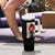 Funny African America Samurai Tumbler With Handle Japanese Art Black Warrior Fighter