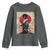 Funny African America Samurai Youth Sweatshirt Japanese Art Black Warrior Fighter