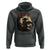 Funny African America Samurai Hoodie Japanese Art Black Warrior Sakura