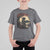 Funny African America Samurai T Shirt For Kid Japanese Art Black Warrior Sakura