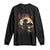 Funny African America Samurai Long Sleeve Shirt Japanese Art Black Warrior Sakura