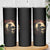 Funny African American Samurai Skinny Tumbler Japanese Art Black Warrior Sakura
