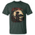 Funny African America Samurai T Shirt Japanese Art Black Warrior Sakura