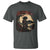 Funny African America Samurai T Shirt Japanese Art Black Warrior Sakura