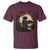 Funny African America Samurai T Shirt Japanese Art Black Warrior Sakura
