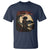 Funny African America Samurai T Shirt Japanese Art Black Warrior Sakura