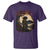 Funny African America Samurai T Shirt Japanese Art Black Warrior Sakura