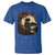 Funny African America Samurai T Shirt Japanese Art Black Warrior Sakura
