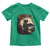 Funny African America Samurai Toddler T Shirt Japanese Art Black Warrior Sakura