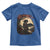 Funny African America Samurai Toddler T Shirt Japanese Art Black Warrior Sakura