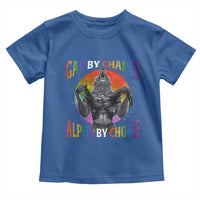 Funny Gay By Chance Alpha By Choice Toddler T Shirt Wolf Alpha LGBTQ - Wonder Print Shop